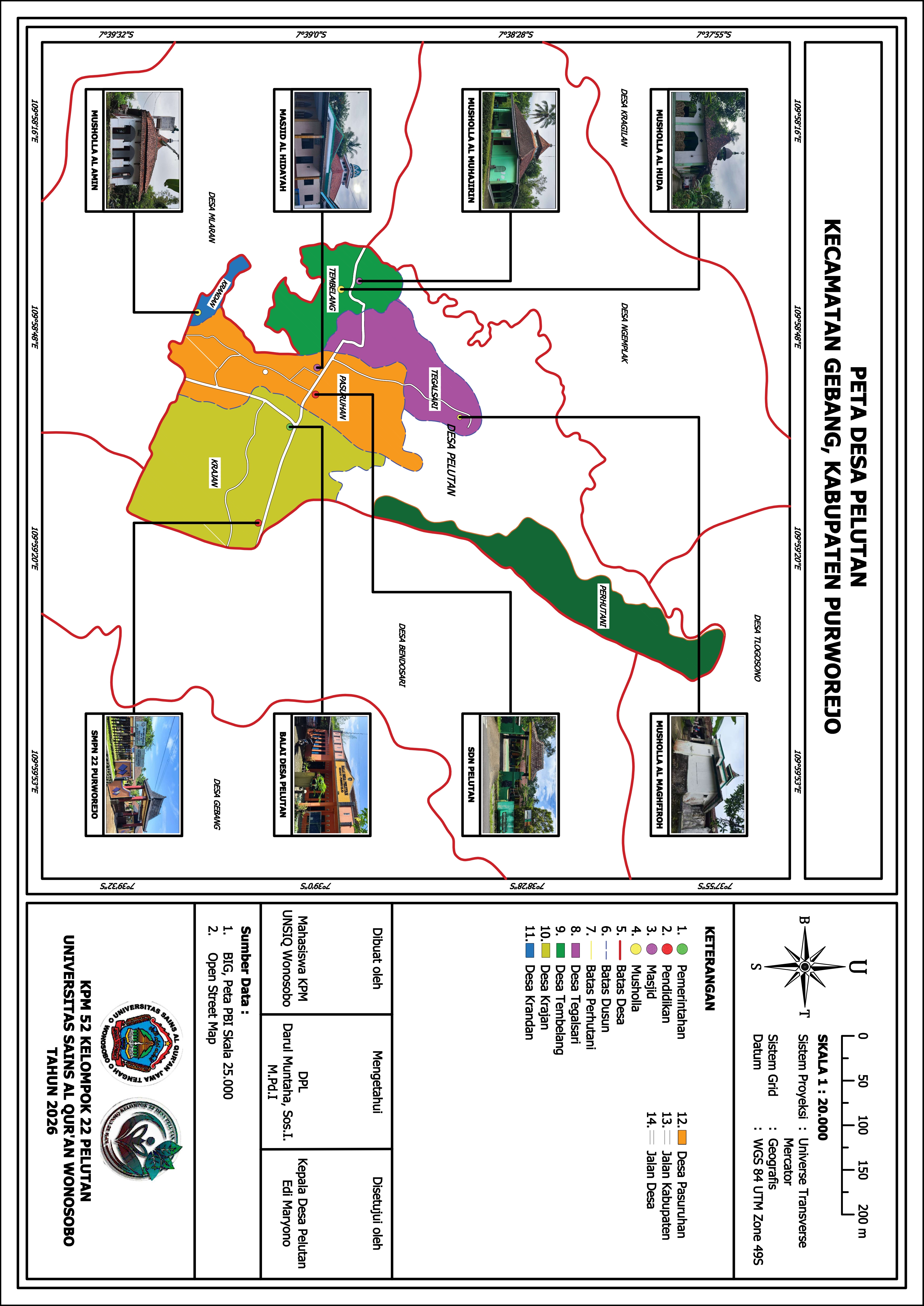 Peta Lokasi Desa Pelutan